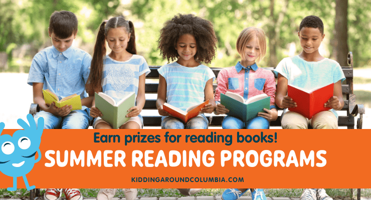 Summer reading programs near me: Columbia SC summer reading prizes