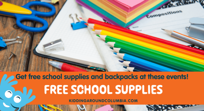 Back to school free supplies in Columbia, SC