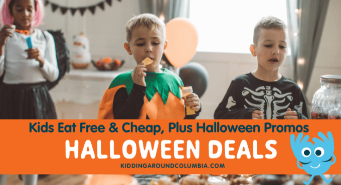 Kids eat free Halloween deals in Columbia, SC