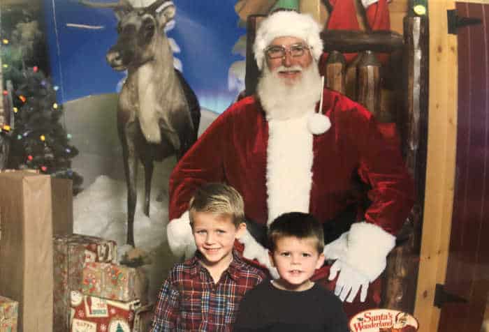 Santa visit at Cabela's