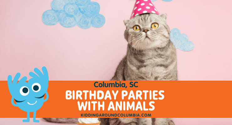 Birthday parties with animals, Columbia, SC