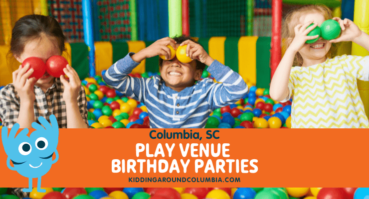 Play venue birthday parties in Columbia, SC