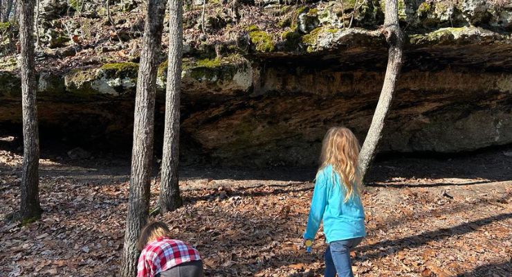 Kids at Peachtree Falls Heritage Preserve