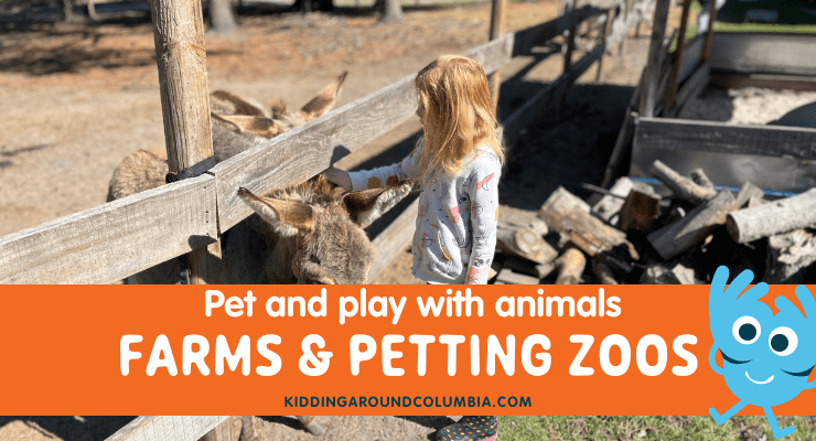 Petting zoos near Columbia, SC