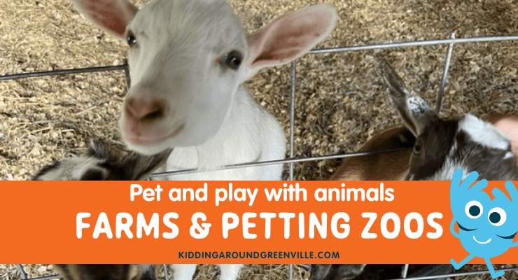 Petting zoos and farms in Greenville, SC
