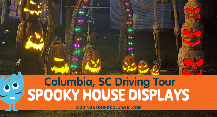 Spooky House Display, driving tour in Columbia, SC
