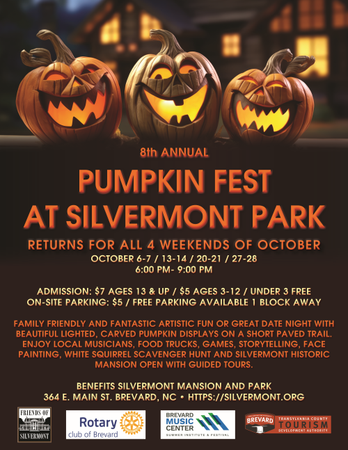 Pumpkin Fest at Silvermont in Brevard, North Carolina