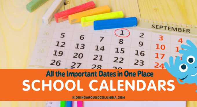 Columbia, SC School District Calendars