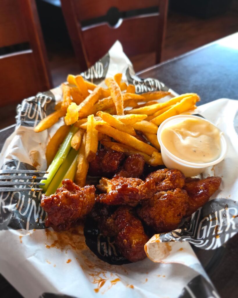 Wings at Higher Ground Char House