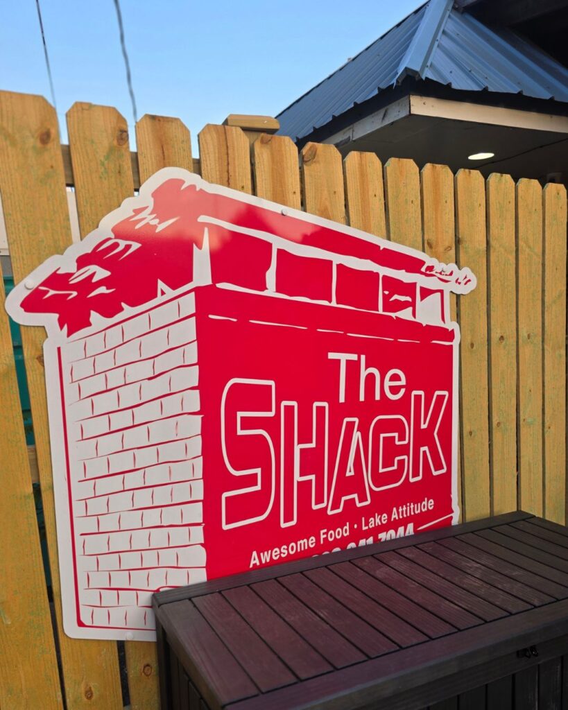The Shack sign