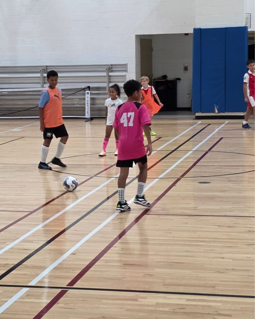 Playing futsal, at One Futsal in Columbia, SC