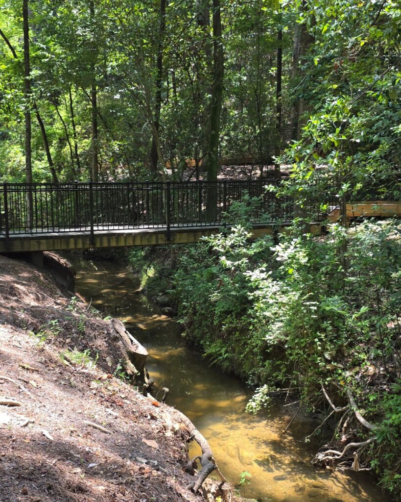 Virginia Hylton Park shaded trails