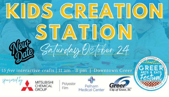 Greer Arts & Eats Festival- Greer, SC [New Date October 24th]