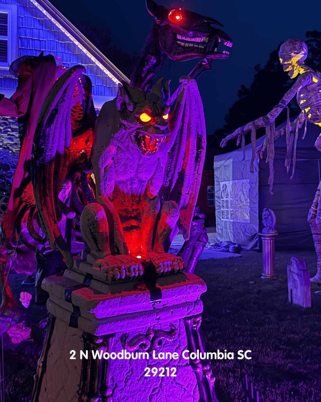 Animatronics on Woodburn Lane